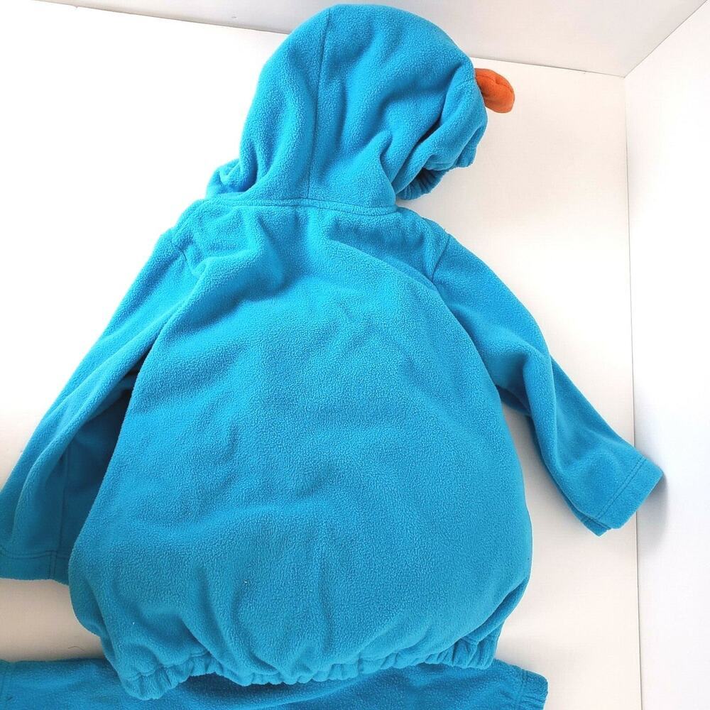 Carters Monster Inc Sully Toddler Size 12 Months Blue Halloween Monster Costume - Picture 4 of 5